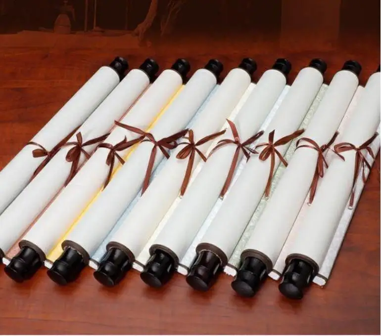 1pc Silk Brocade Wall Hanging Scroll Rice Xuan Paper Ink Painting Calligraphy Sumi-e
1pc Silk Brocade Wall Hanging Scroll Rice Xuan Paper Ink Painting Calligraphy Sumi-e