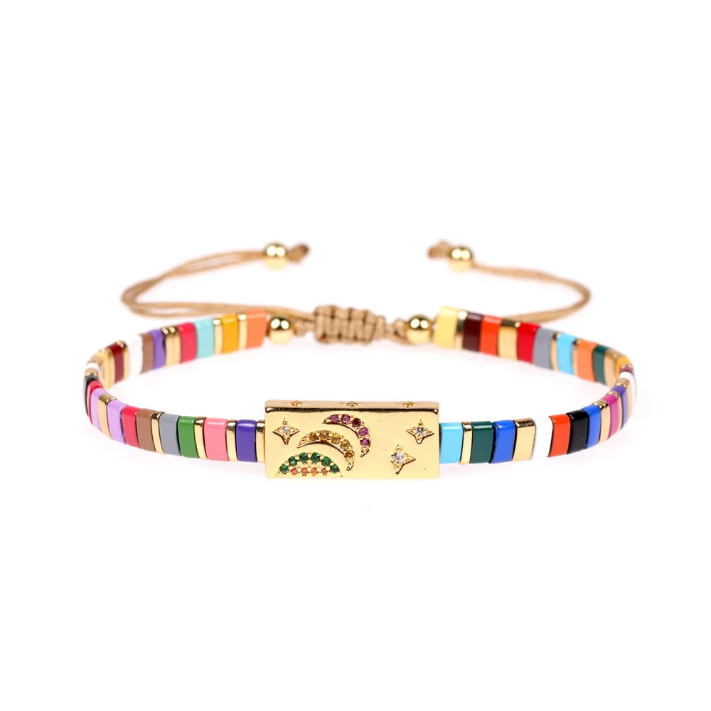 New High Quality Paint Mash Up Candy Color Diamond Bracelet Ins Starry Sky Star Moon For Men Women Fashion Bracelet Set Jewelry
New High Quality Paint Mash Up Candy Color Diamond Bracelet Ins Starry Sky Star Moon For Men Women Fashion Bracelet Set Jewelry