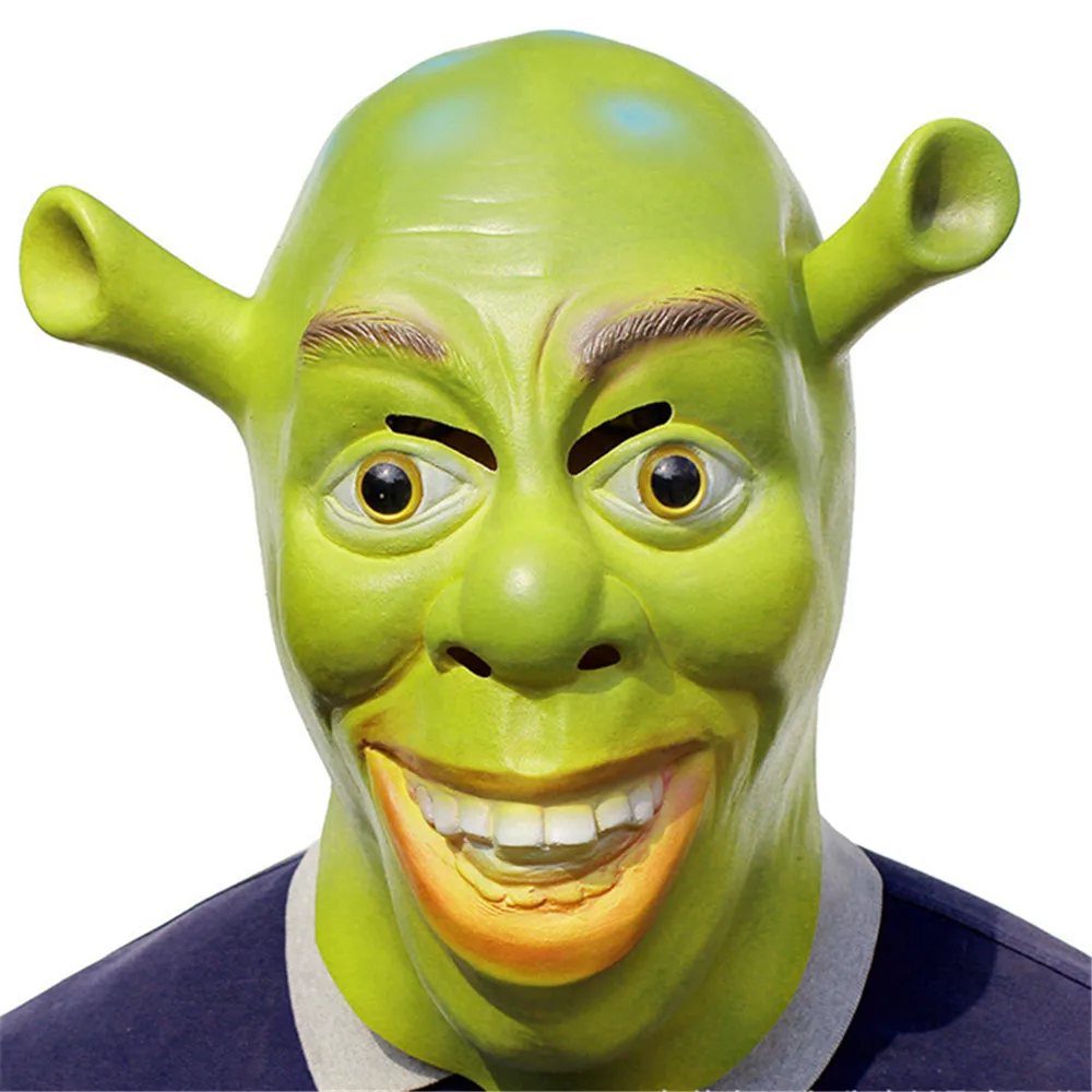CChristmas Green Shrek Latex Mask Masquerade Halloween Full Face Mask Toy New Year Party Decoration Fun Headdress 
CChristmas Green Shrek Latex Mask Masquerade Halloween Full Face Mask Toy New Year Party Decoration Fun Headdress
