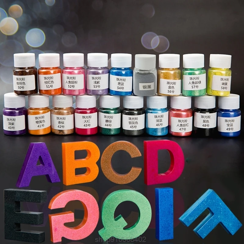 1 Set Cosmetic Grade Pearlescent Mica Powder Epoxy Resin Dye Pearl Pigment DIY Jewelry Crafts Making Accessory N30 20 Dropship
1 Set Cosmetic Grade Pearlescent Mica Powder Epoxy Resin Dye Pearl Pigment DIY Jewelry Crafts Making Accessory N30 20 Dropship