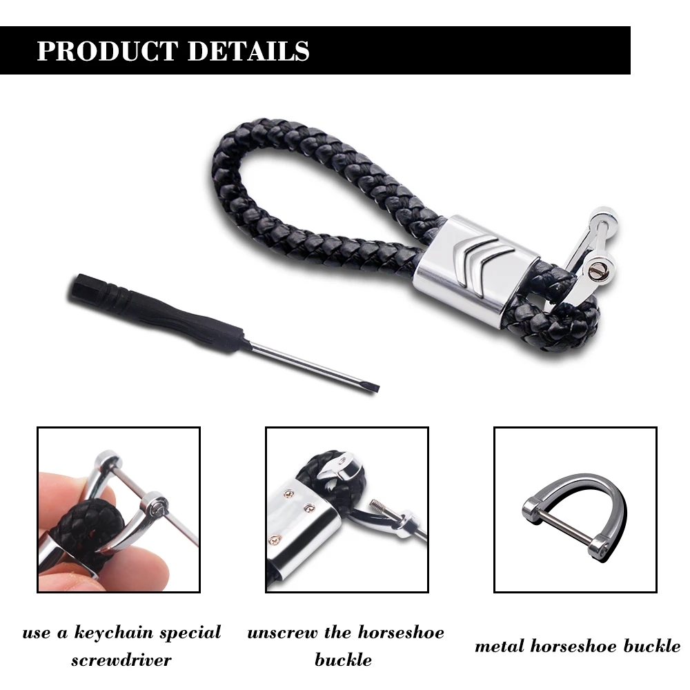 1pc Car KeyChain Woven Leather Key Rings Detachable Metal Key Chains for Citroen C4 C1 C5 C3 C6 C5 C8 DS C-ELYSEE VTS C4l Xantia
1pc Car KeyChain Woven Leather Key Rings Detachable Metal Key Chains for Citroen C4 C1 C5 C3 C6 C5 C8 DS C-ELYSEE VTS C4l Xantia