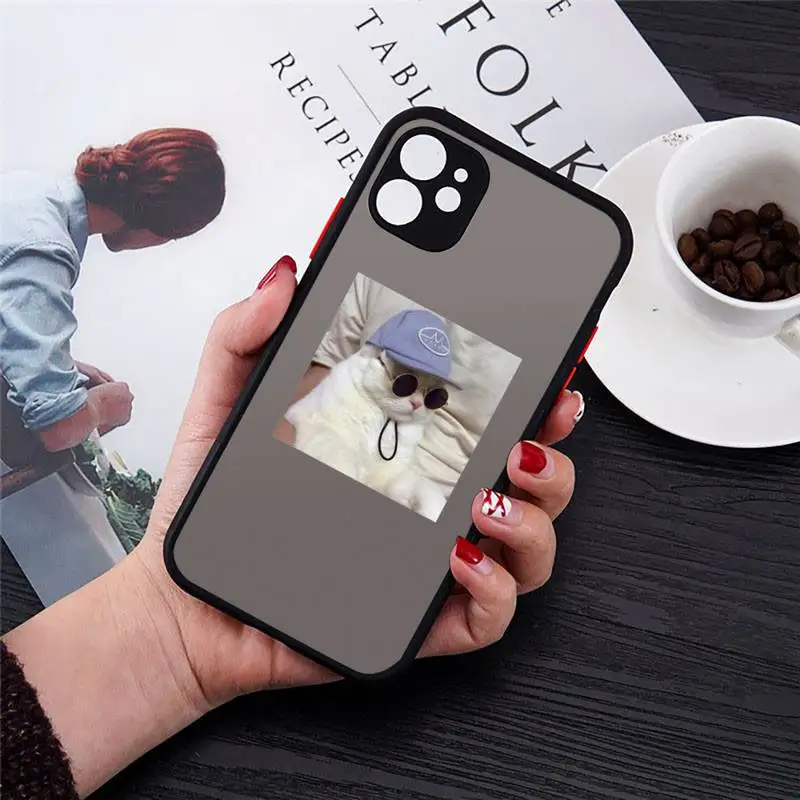 Cute Cat Phone Cases Matte For iPhone 12 Mini 11 Pro XR XS Max 7 8 Plus X Hard PC Back Cover
Cute Cat Phone Cases Matte For iPhone 12 Mini 11 Pro XR XS Max 7 8 Plus X Hard PC Back Cover