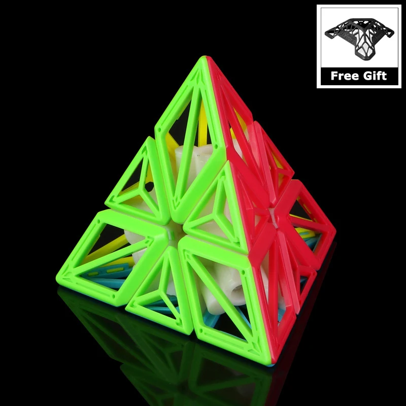 QIYI DNA 3x3 Pyramid Stickerless Magic Cubes Professional Puzzle Speed Stress Reliever Educational Toys for Adult with Bracket
QIYI DNA 3x3 Pyramid Stickerless Magic Cubes Professional Puzzle Speed Stress Reliever Educational Toys for Adult with Bracket
