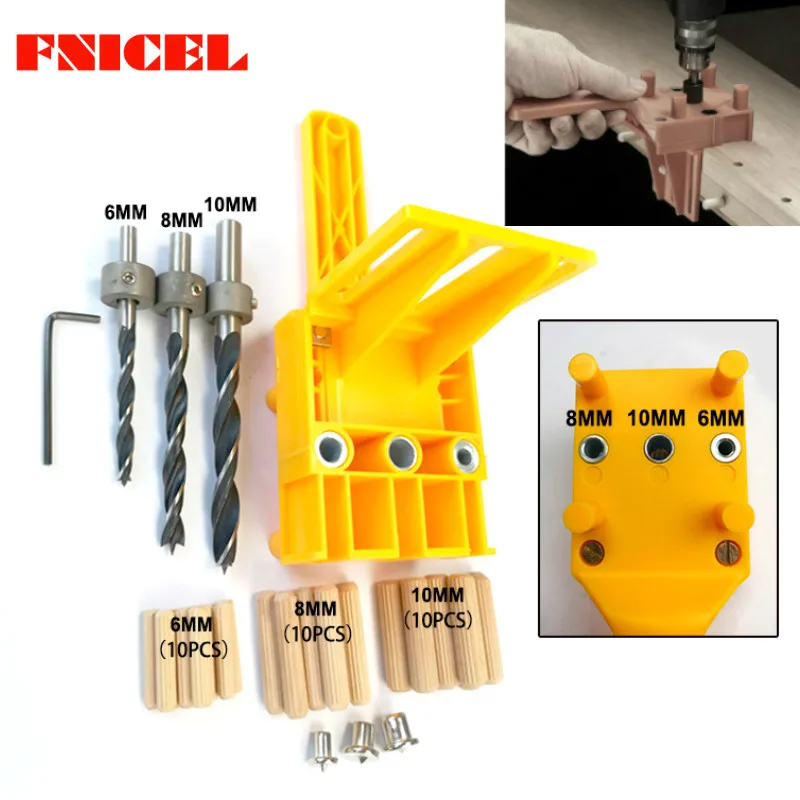 6-10mm ABS Hand-held Wood Punch Woodworking Locator Boards Connection Hole Locator Woodworking Tool Straight Hole Locator
6-10mm ABS Hand-held Wood Punch Woodworking Locator Boards Connection Hole Locator Woodworking Tool Straight Hole Locator
