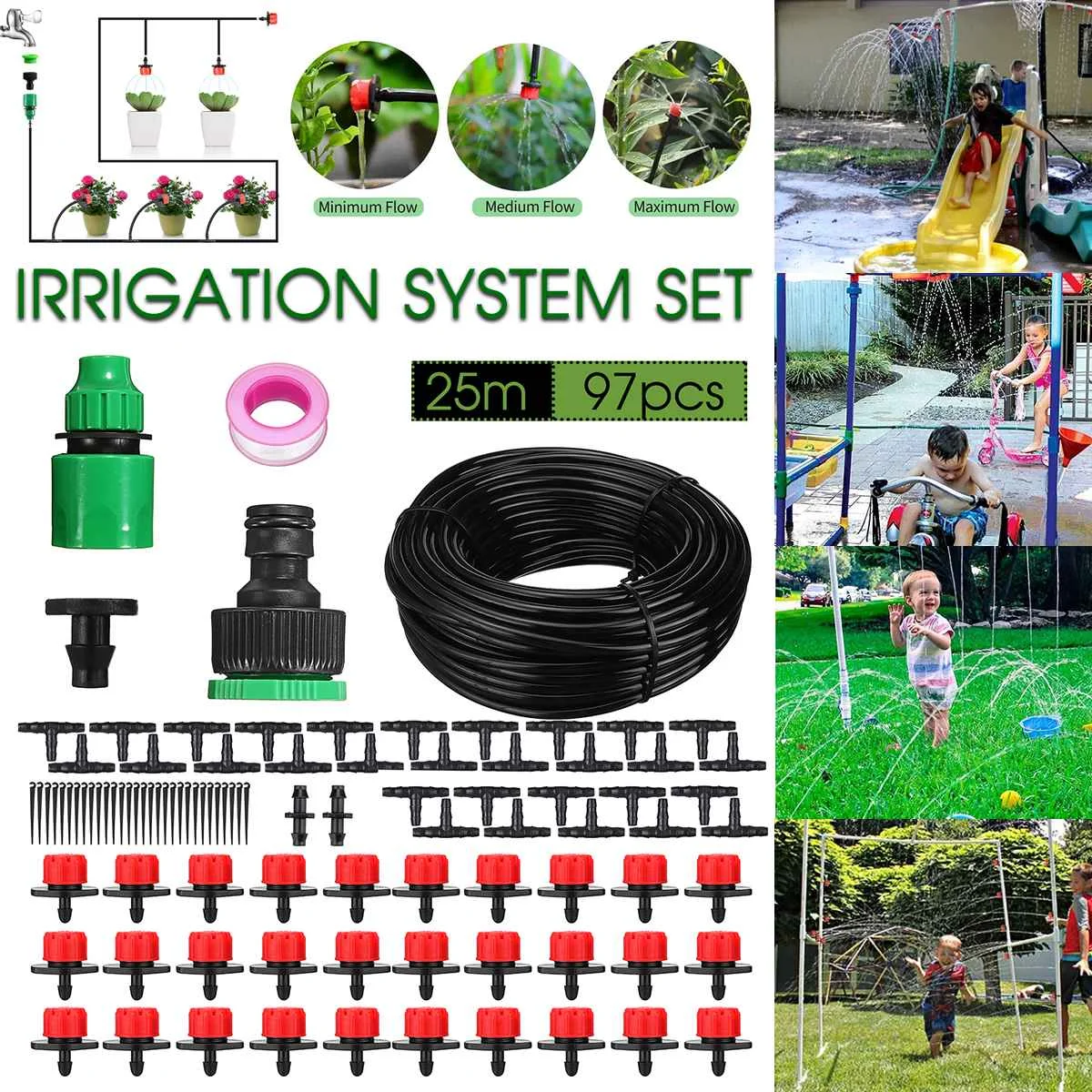 Автоматическая система полива сада, 25 м, капельницы для орошения тумана
Автоматическая система полива сада, 25 м, капельницы для орошения тумана