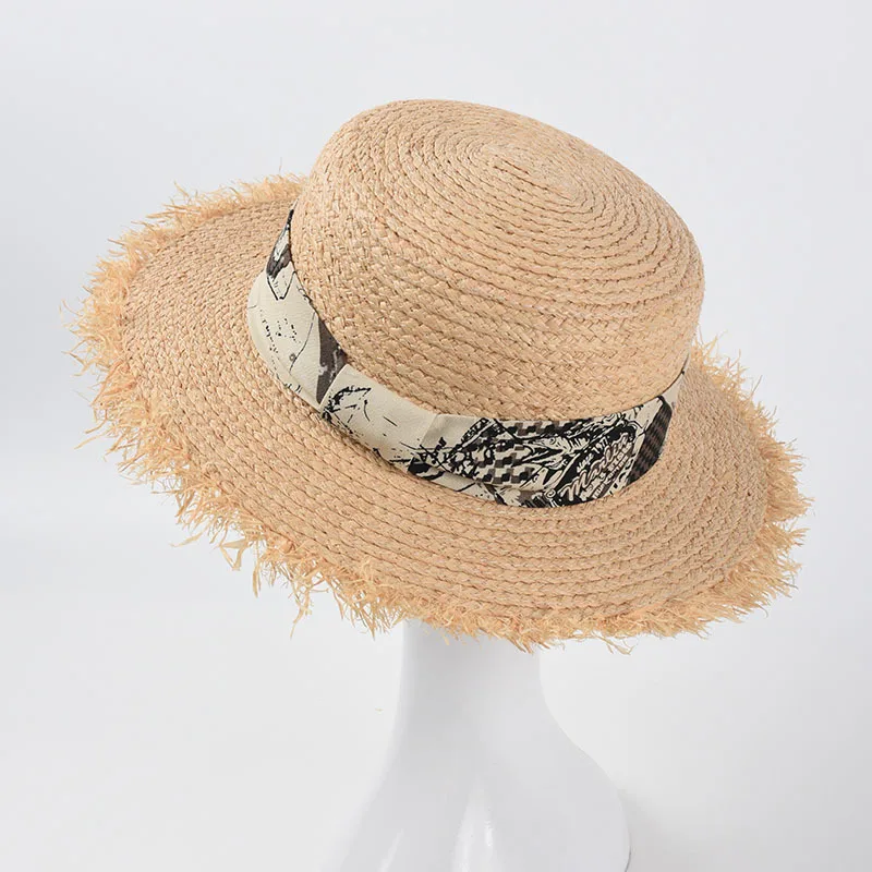 2021 New Women Raffia Hats Fashion Designer Korean Flat Hat Female UV Protection Spring Summer Headwear Party Hats Wholesale
2021 New Women Raffia Hats Fashion Designer Korean Flat Hat Female UV Protection Spring Summer Headwear Party Hats Wholesale