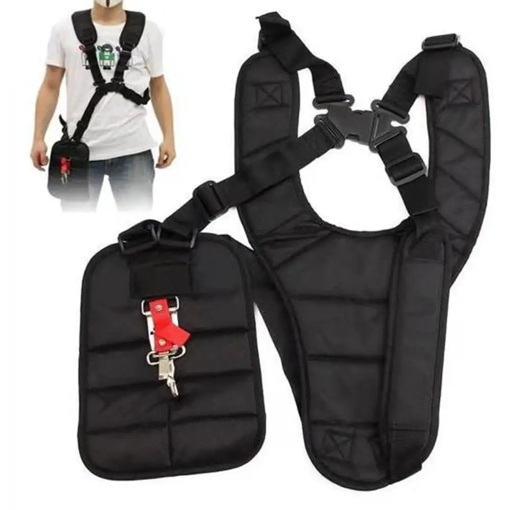 Durable Nylon Double Shoulder Harness Lawn Mower Strap Grass String Trimmer Brush Cutter Harness Belt Garden Power Pruner
Durable Nylon Double Shoulder Harness Lawn Mower Strap Grass String Trimmer Brush Cutter Harness Belt Garden Power Pruner