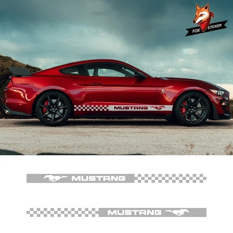2 PCS Vinyl Side Sticker Decals Stripes Wraps Body Stickers Car Styling Auto Sport Styling Vinyl Car Sticker for Ford Mustang
2 PCS Vinyl Side Sticker Decals Stripes Wraps Body Stickers Car Styling Auto Sport Styling Vinyl Car Sticker for Ford Mustang