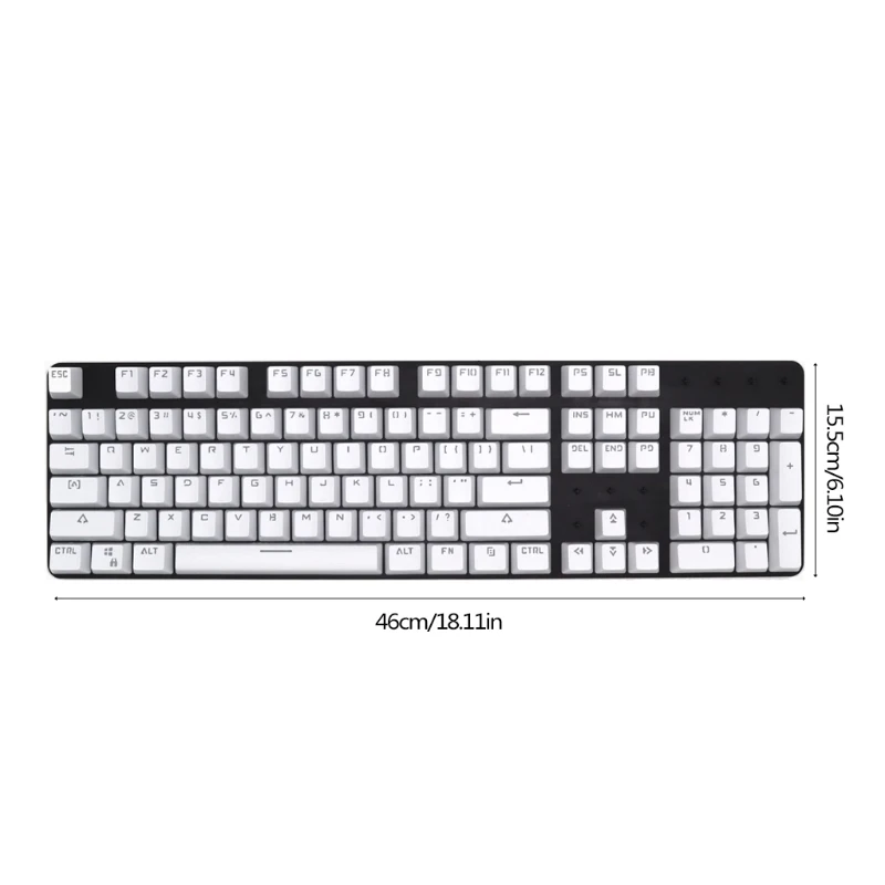 104 Pieces Profile PBT Keycaps with Key Puller for Keyboard, Backlit Keycap Set for Mechanical Gaming Keyboards
104 Pieces Profile PBT Keycaps with Key Puller for Keyboard, Backlit Keycap Set for Mechanical Gaming Keyboards