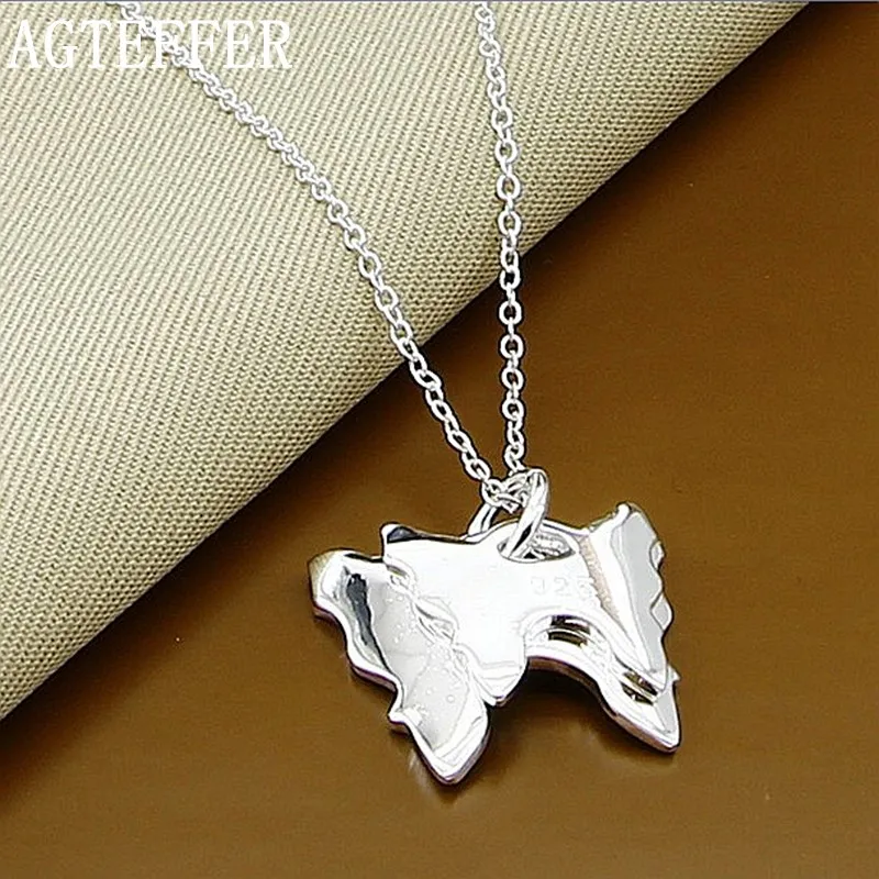 AGTEFFER 925 Sterling Silver 18 Inch Chain Two Butterfly Pendant Necklace For Women Wedding Engagement Fashion Charm Jewelry
AGTEFFER 925 Sterling Silver 18 Inch Chain Two Butterfly Pendant Necklace For Women Wedding Engagement Fashion Charm Jewelry