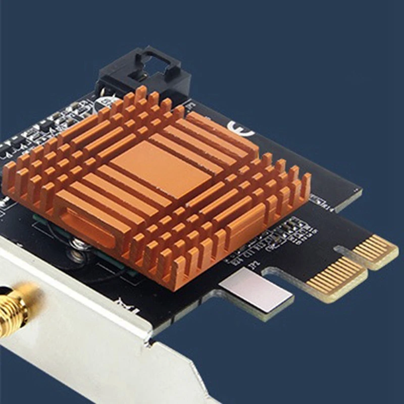 AC1200 Gigabit Wireless Network Card PCI-E Dual Frequency 5G Desktop Computer Bluetooth 4.0 Wifi Receiver
AC1200 Gigabit Wireless Network Card PCI-E Dual Frequency 5G Desktop Computer Bluetooth 4.0 Wifi Receiver