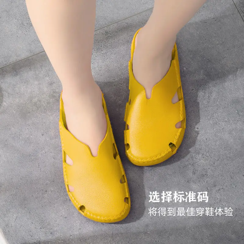 Super Soft Baotou Slippers, Women's Non-abrasive Beach Hole Shoes, Non-slip Leisure, Non-smelly Foot Sandals And Slippers
Super Soft Baotou Slippers, Women's Non-abrasive Beach Hole Shoes, Non-slip Leisure, Non-smelly Foot Sandals And Slippers
