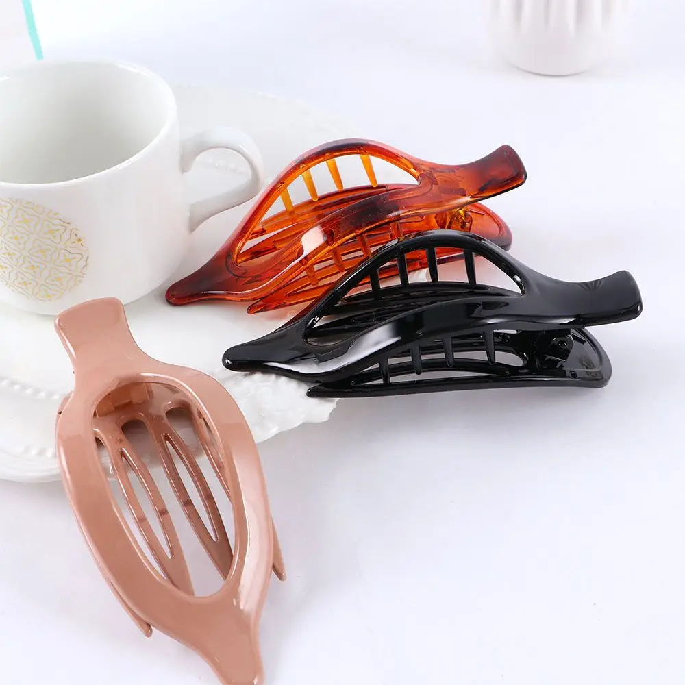 Solid Color Geometric Head Wear Bathing Korean Style Hair Claws Oval Duckbill Clip Women Hair Accessories Hair Clip
Solid Color Geometric Head Wear Bathing Korean Style Hair Claws Oval Duckbill Clip Women Hair Accessories Hair Clip
