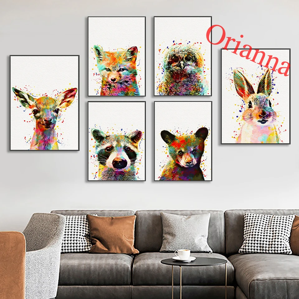 Nordic Abstract Watercolor Posters And Prints Wall Art Canvas Painting Woodland Animals Nursery Decor Kid Bedroom Living Room
Nordic Abstract Watercolor Posters And Prints Wall Art Canvas Painting Woodland Animals Nursery Decor Kid Bedroom Living Room