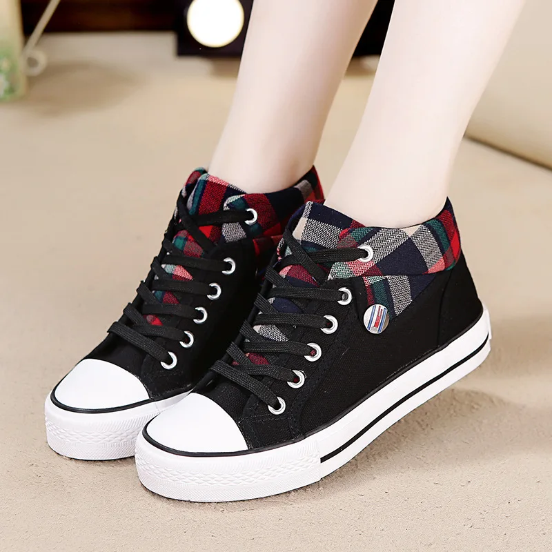 TOPHQWS Casual Vulcanized Canvas Shoes Woman Spring Autumn Lace Up Breathable Chunky Sneakers Female Platform Canvas Shoes
TOPHQWS Casual Vulcanized Canvas Shoes Woman Spring Autumn Lace Up Breathable Chunky Sneakers Female Platform Canvas Shoes