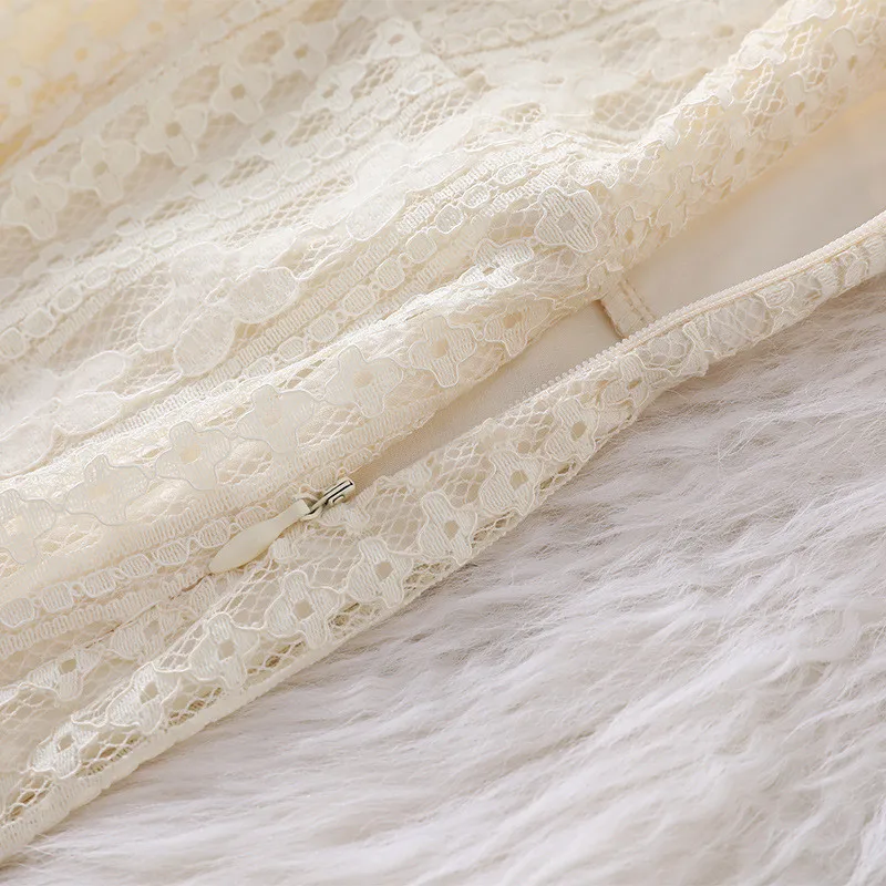 Top Quality Fashion Runway Spring Designer Hollow Out Lace Dress Party Festa Elegant Lady Long Sleeve Vestido Woman Clothes 2021
Top Quality Fashion Runway Spring Designer Hollow Out Lace Dress Party Festa Elegant Lady Long Sleeve Vestido Woman Clothes 2021