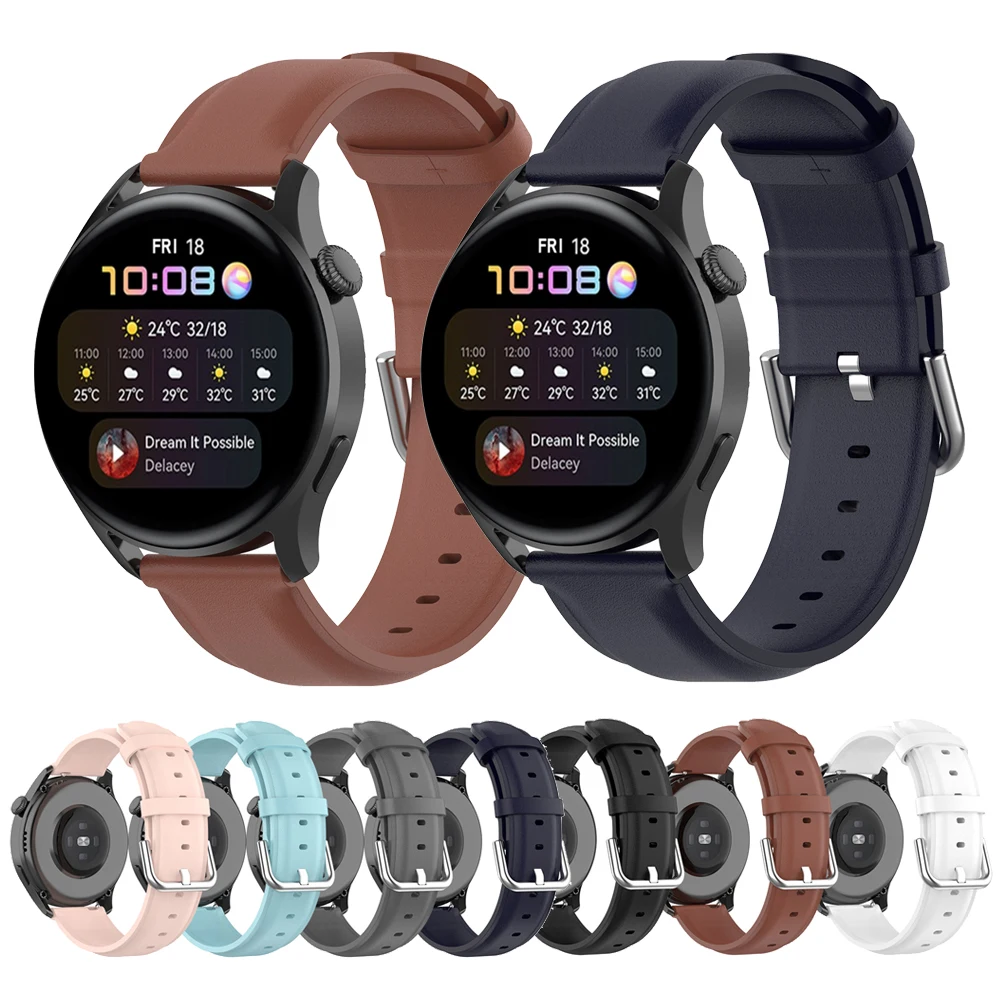 Кожаный ремешок для часов Huawei Watch 3 Pro/GT 2 Pro/GT2e Ремешки для наручных часов 22 мм браслет для Samsung Galaxy Watch 3 45 мм Correa
Кожаный ремешок для часов Huawei Watch 3 Pro/GT 2 Pro/GT2e Ремешки для наручных часов 22 мм браслет для Samsung Galaxy Watch 3 45 мм Correa