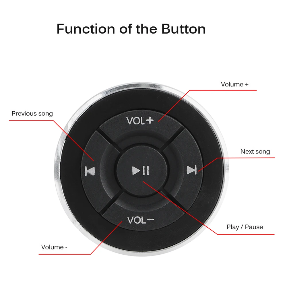 Кнопки для управления громкостью 12 В Bluetooth Android iOS радио аудио автомобильные