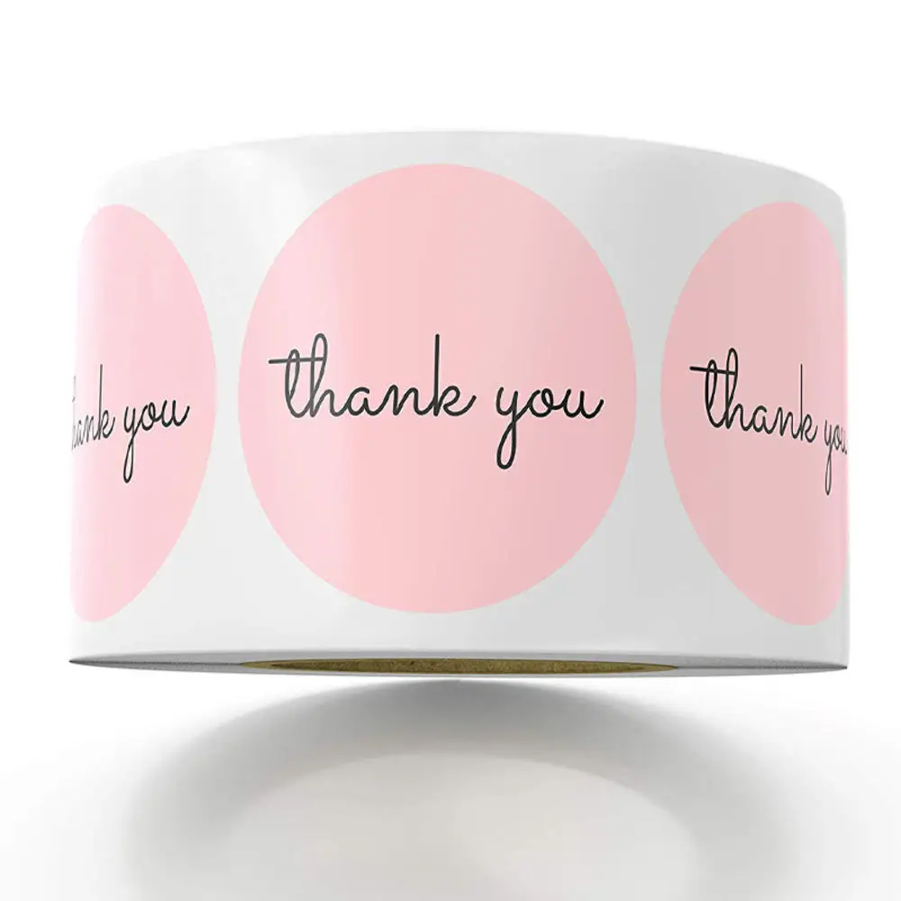 500pcs/ Roll Pink Paper Label Stickers Foil Thank You Stickers Scrapbooking Wedding Envelope Seals Handmade Stationery Sticker
500pcs/ Roll Pink Paper Label Stickers Foil Thank You Stickers Scrapbooking Wedding Envelope Seals Handmade Stationery Sticker