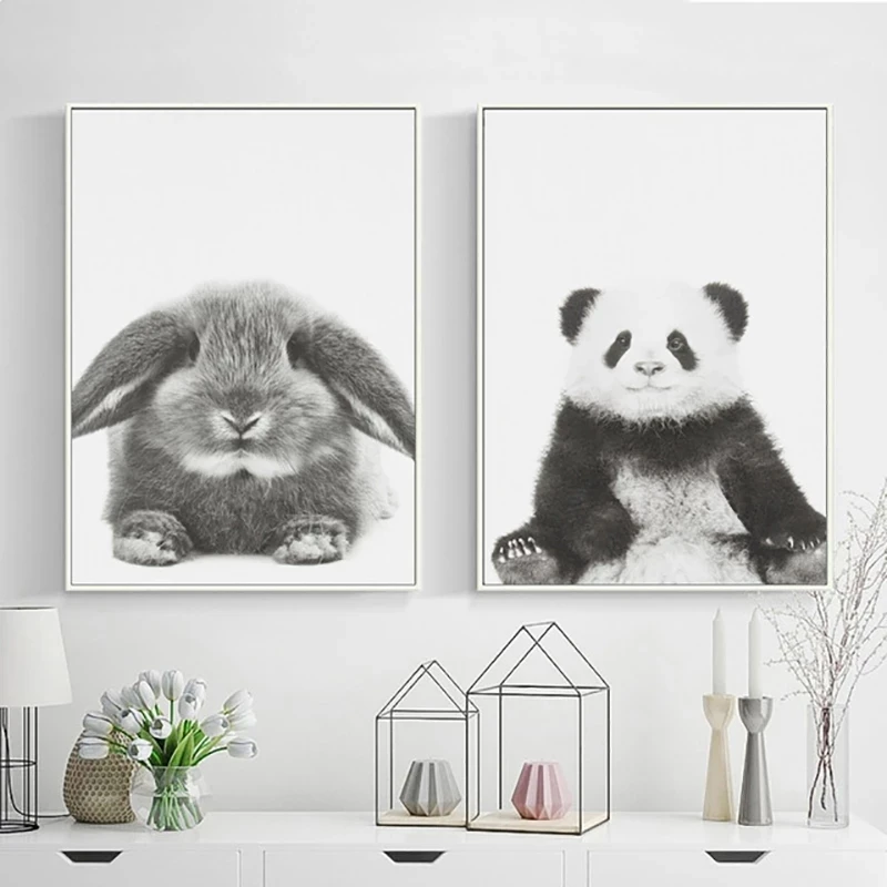 Cute Baby Animal Rabbit Nordic Woodlands Panda Canvas Printed Poster Home Decor Painting Wall Art Pictures Living Room Modular
Cute Baby Animal Rabbit Nordic Woodlands Panda Canvas Printed Poster Home Decor Painting Wall Art Pictures Living Room Modular