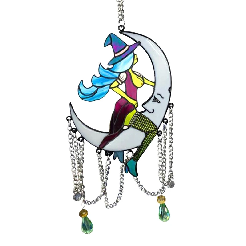 Хэллоуин, акриловая подвеска ведьмы, украшения, поделки на Ведьме, луну, украшение для окна, домашний декор для комнаты Вечерние
Хэллоуин, акриловая подвеска ведьмы, украшения, поделки на Ведьме, луну, украшение для окна, домашний декор для комнаты Вечерние