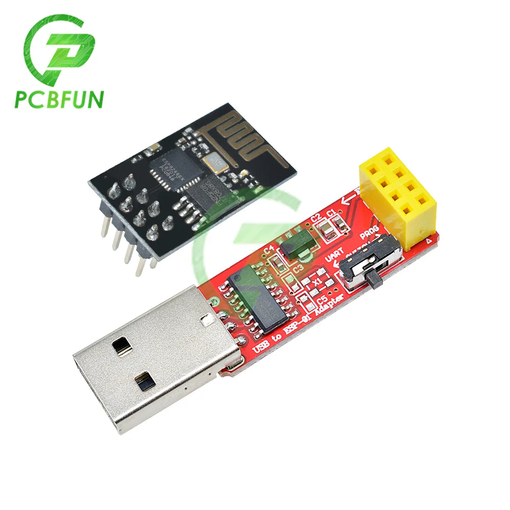 CH340 USB к ESP8266 серийный ESP-01 ESP-01S Беспроводной Wi-Fi разработка борту модуль для Arduino