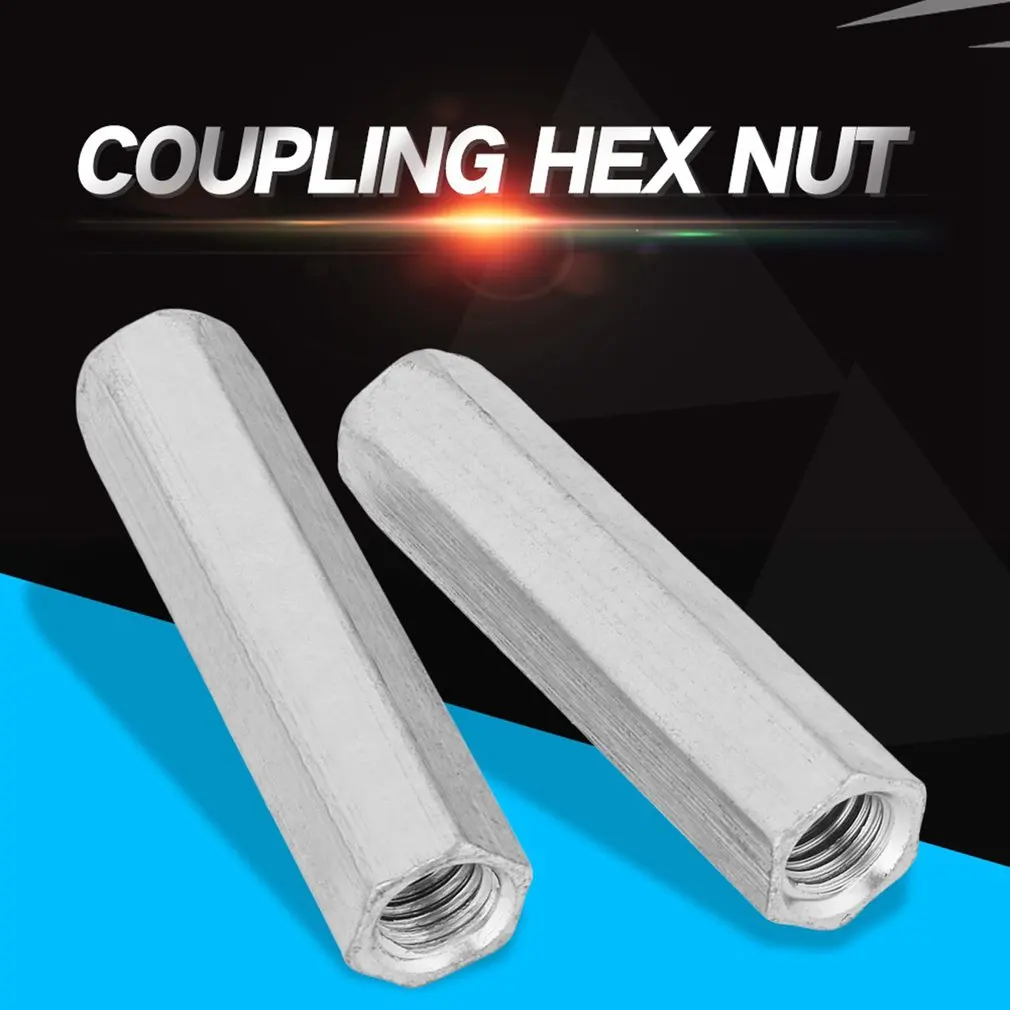 Carbon Steel M10*60mm Long Rod Nut Hexagonal Nut Spacer Thread Connectors 6 Sides Hexagonal Nut Spacer
Carbon Steel M10*60mm Long Rod Nut Hexagonal Nut Spacer Thread Connectors 6 Sides Hexagonal Nut Spacer