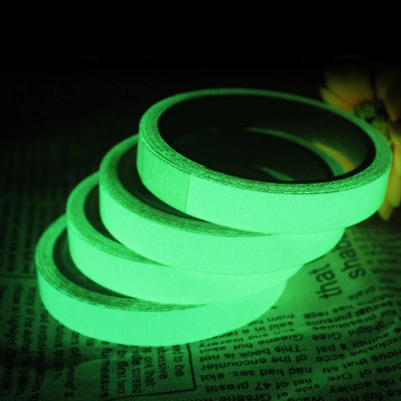 1cmx3 m Glow In The Dark Sticker Tape Luminous Fluorescent Night Self-adhesive Sticker Tape Safety Security Home Decoration
1cmx3 m Glow In The Dark Sticker Tape Luminous Fluorescent Night Self-adhesive Sticker Tape Safety Security Home Decoration