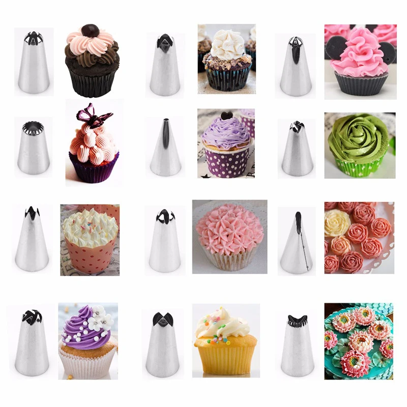 14Pcs/Set Silicone Pastry Bag Tips Kitchen Cake Icing Piping Cream Cake Decorating Tools Reusable Pastry Bags+12 Nozzle Set
14Pcs/Set Silicone Pastry Bag Tips Kitchen Cake Icing Piping Cream Cake Decorating Tools Reusable Pastry Bags+12 Nozzle Set