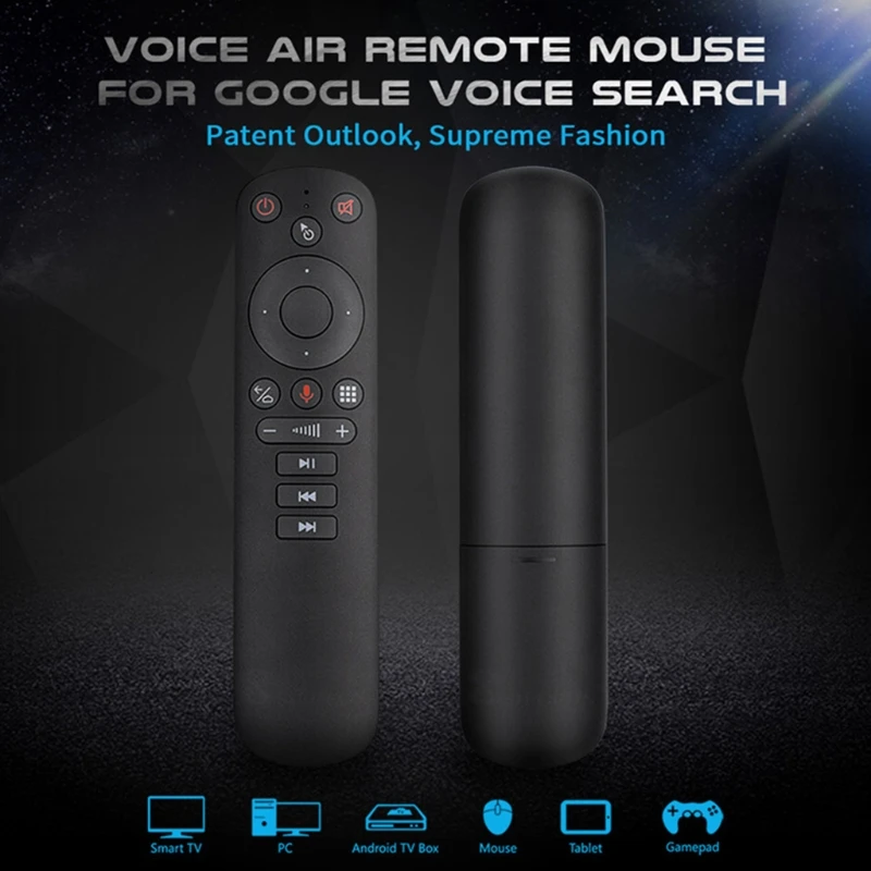 UpgradedLCD/LED TV Voice Gyroscope Remote Control G50S 2.4G Smart Controller Portable Projector Controller
UpgradedLCD/LED TV Voice Gyroscope Remote Control G50S 2.4G Smart Controller Portable Projector Controller