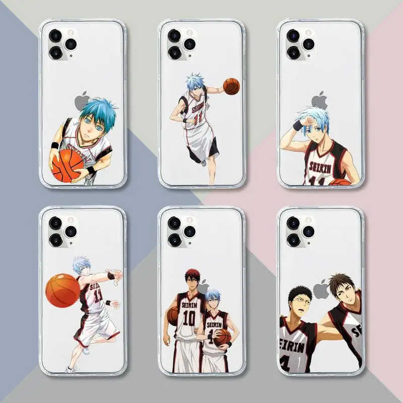 Kuroko No Basket Anime Phone Case Transparent For iPhone 13 12 11 pro mini XS XR X max 5 6 s 7 8 plus Soft Clear Mobile bags
Kuroko No Basket Anime Phone Case Transparent For iPhone 13 12 11 pro mini XS XR X max 5 6 s 7 8 plus Soft Clear Mobile bags
