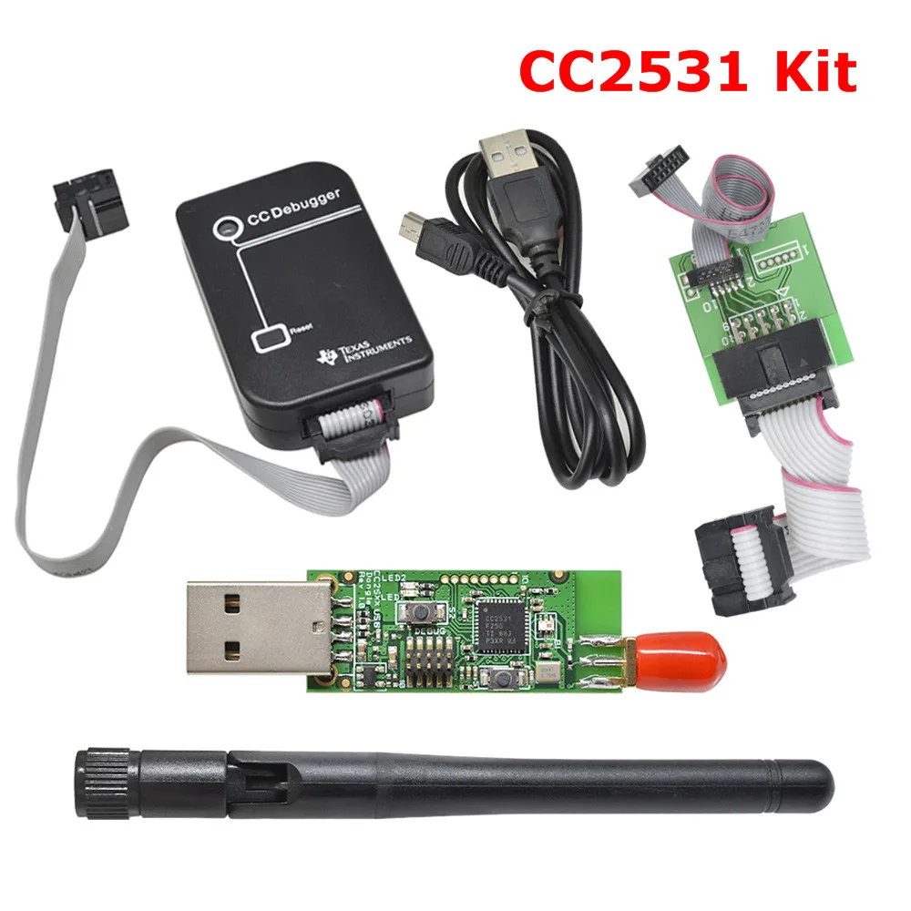 Эмулятор CC2531 Zigbee USB программатор CC2540 Sniffer модуль Bluetooth с антенным разъемом и