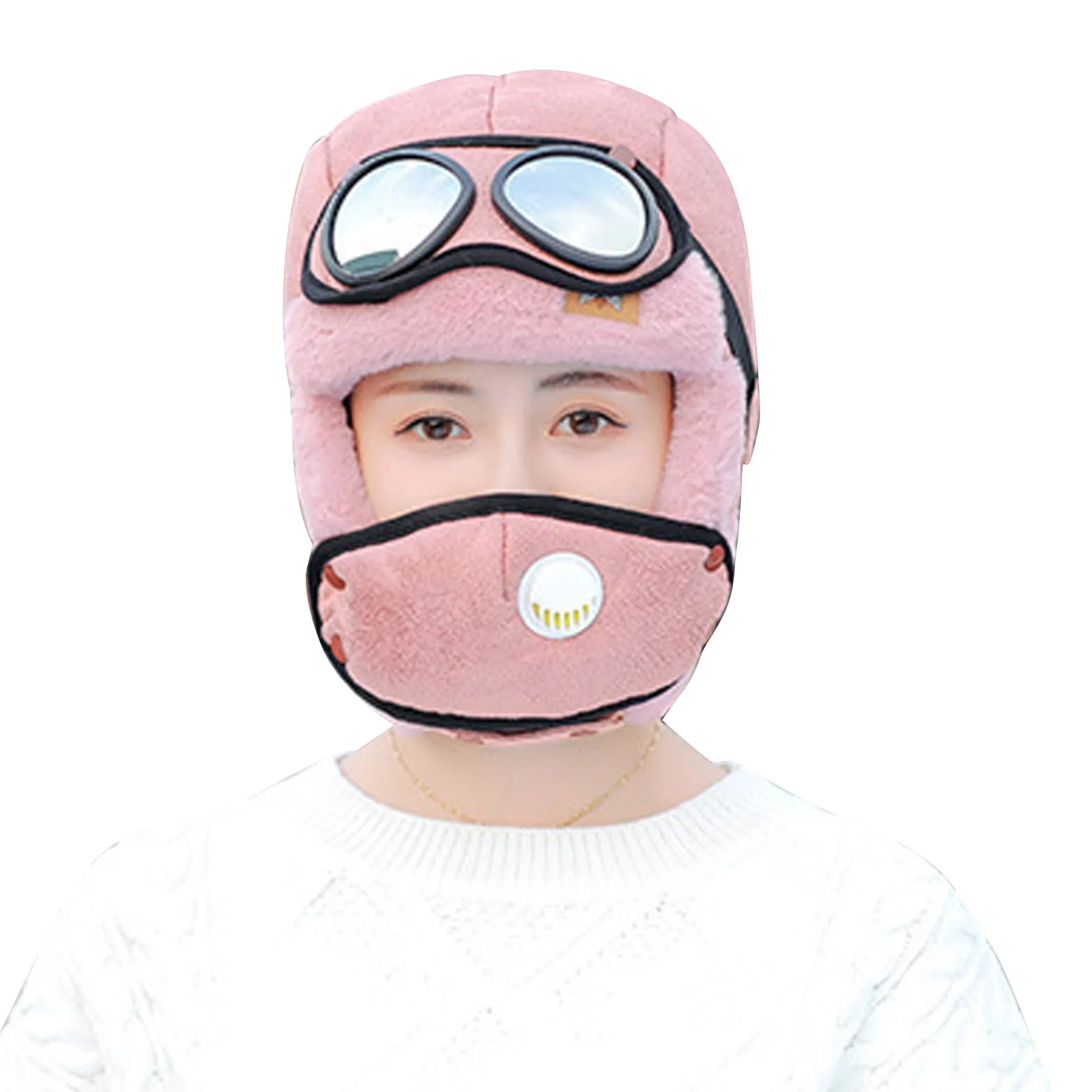 Cycling Windproof Outdoor Hat with Ear Flap and Breathing Valves Face Cover Goggles Warm Plush Full Head Hat Best Sale-W
Cycling Windproof Outdoor Hat with Ear Flap and Breathing Valves Face Cover Goggles Warm Plush Full Head Hat Best Sale-W