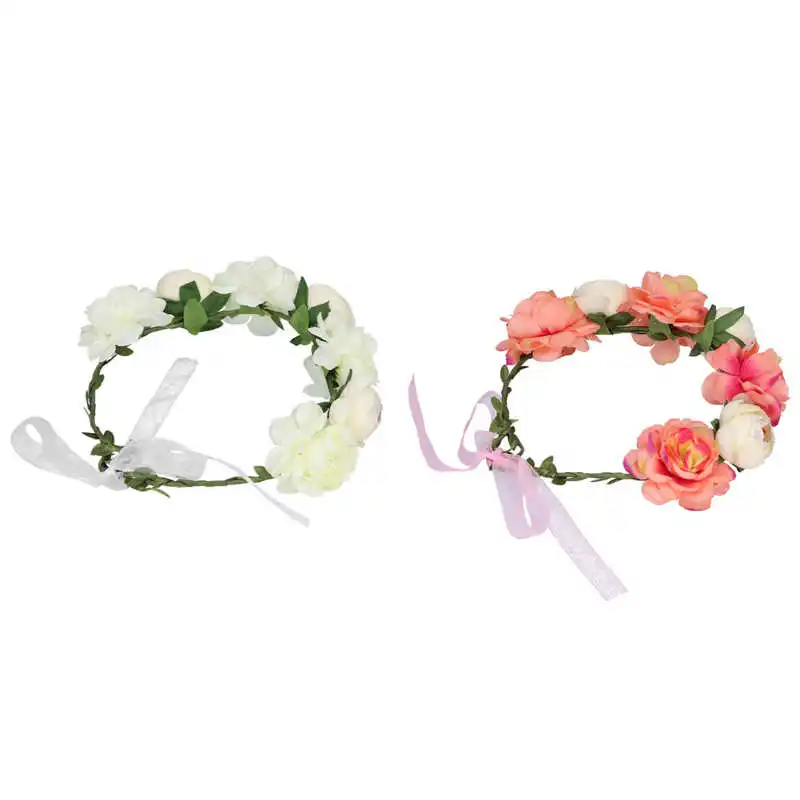 Head Wreath Hair Wreath Adjustable Flower Wreath Headband Floral Garland Headpiece Artificial Floral Crown for Women Flower 
Head Wreath Hair Wreath Adjustable Flower Wreath Headband Floral Garland Headpiece Artificial Floral Crown for Women Flower
