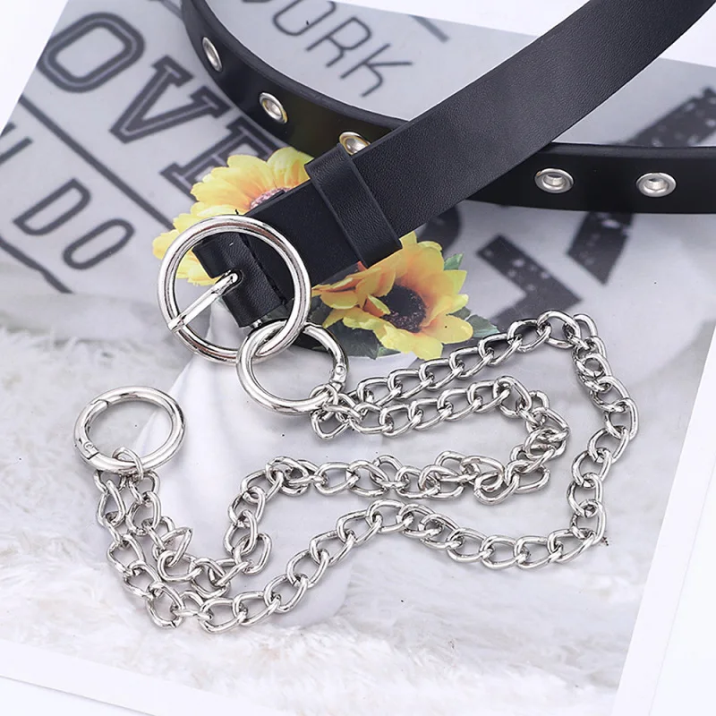 Fashion Adjustable Single Row Hole Eyelet For Women Belt Leather Waistband With Eyelets Chain Decorative Belts
Fashion Adjustable Single Row Hole Eyelet For Women Belt Leather Waistband With Eyelets Chain Decorative Belts
