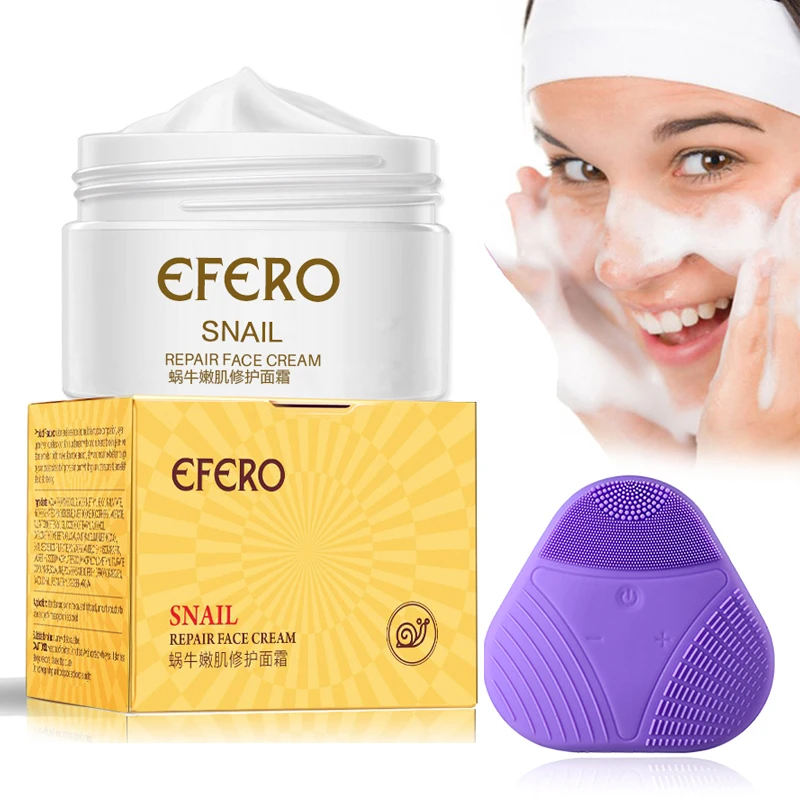 Hyaluronic Acid Face Cream Snail Essence Anti-Wrinkle Remove Freckle Cream Day Cream Electric Silicone Face Cleansing Brush
Hyaluronic Acid Face Cream Snail Essence Anti-Wrinkle Remove Freckle Cream Day Cream Electric Silicone Face Cleansing Brush