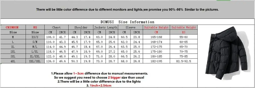 DIMUSI Winter Men's Jacket Fashion Men Cotton Thick Warm Parkas Casual Male Outwear Windbreaker Thermal Hooded Coats Clothing 
DIMUSI Winter Men's Jacket Fashion Men Cotton Thick Warm Parkas Casual Male Outwear Windbreaker Thermal Hooded Coats Clothing