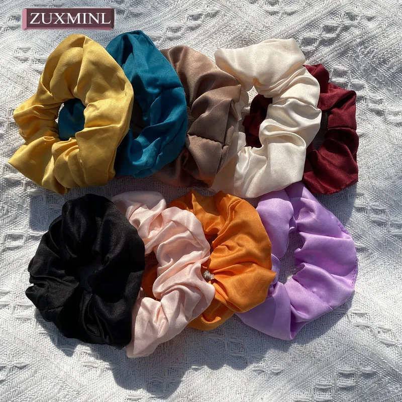 Korea new satin scrunchies for women High elastic silk hair band girls crunchy hair ties Soft satin rings chouchou accessoires
Korea new satin scrunchies for women High elastic silk hair band girls crunchy hair ties Soft satin rings chouchou accessoires