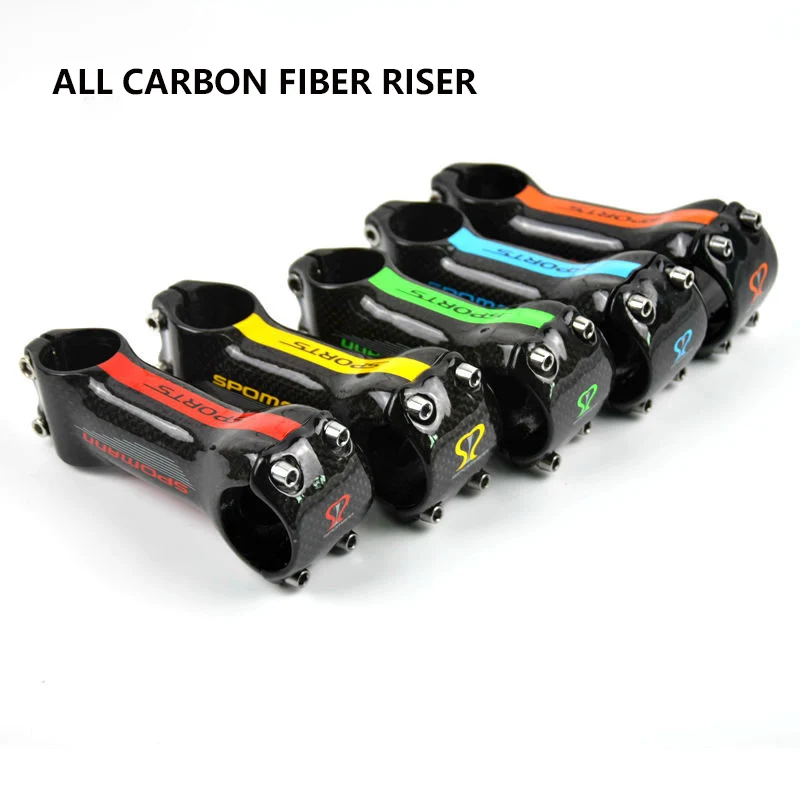 80 90 100 110 120mm Full carbon fibre bike Stem Riser 6 degrees 3K glossy MTB road cycling bicycle accessories
80 90 100 110 120mm Full carbon fibre bike Stem Riser 6 degrees 3K glossy MTB road cycling bicycle accessories