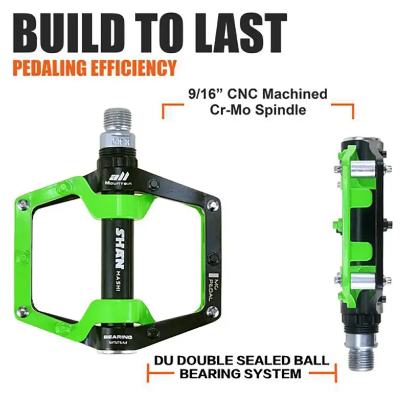 SHANMASHI 1pair Bicycle Pedals Non-Slip Flat Bike Pedals Racing Lightweight Aluminum Alloy MTB Mountain Road Bike Cycling Pedals
SHANMASHI 1pair Bicycle Pedals Non-Slip Flat Bike Pedals Racing Lightweight Aluminum Alloy MTB Mountain Road Bike Cycling Pedals