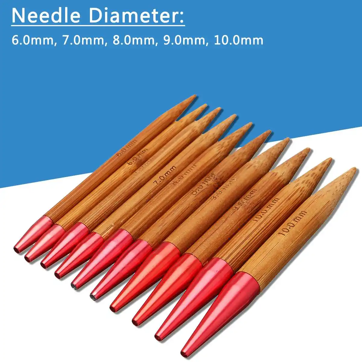13 Pairs 2.75-10mmCircular Knitting Needles Set Carbonized Bamboo Interchangeable Circular Weaving Tools Yarn Needle
13 Pairs 2.75-10mmCircular Knitting Needles Set Carbonized Bamboo Interchangeable Circular Weaving Tools Yarn Needle