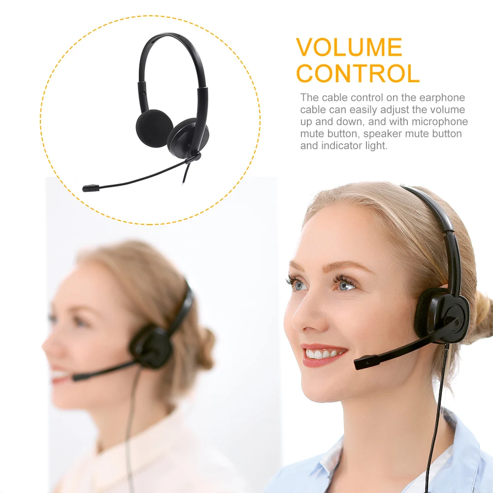 Business Noise Cancelling USB Headset Adjustable Mute Function Volume Control Plug And Play Laptop Call Center With Microphone
Business Noise Cancelling USB Headset Adjustable Mute Function Volume Control Plug And Play Laptop Call Center With Microphone