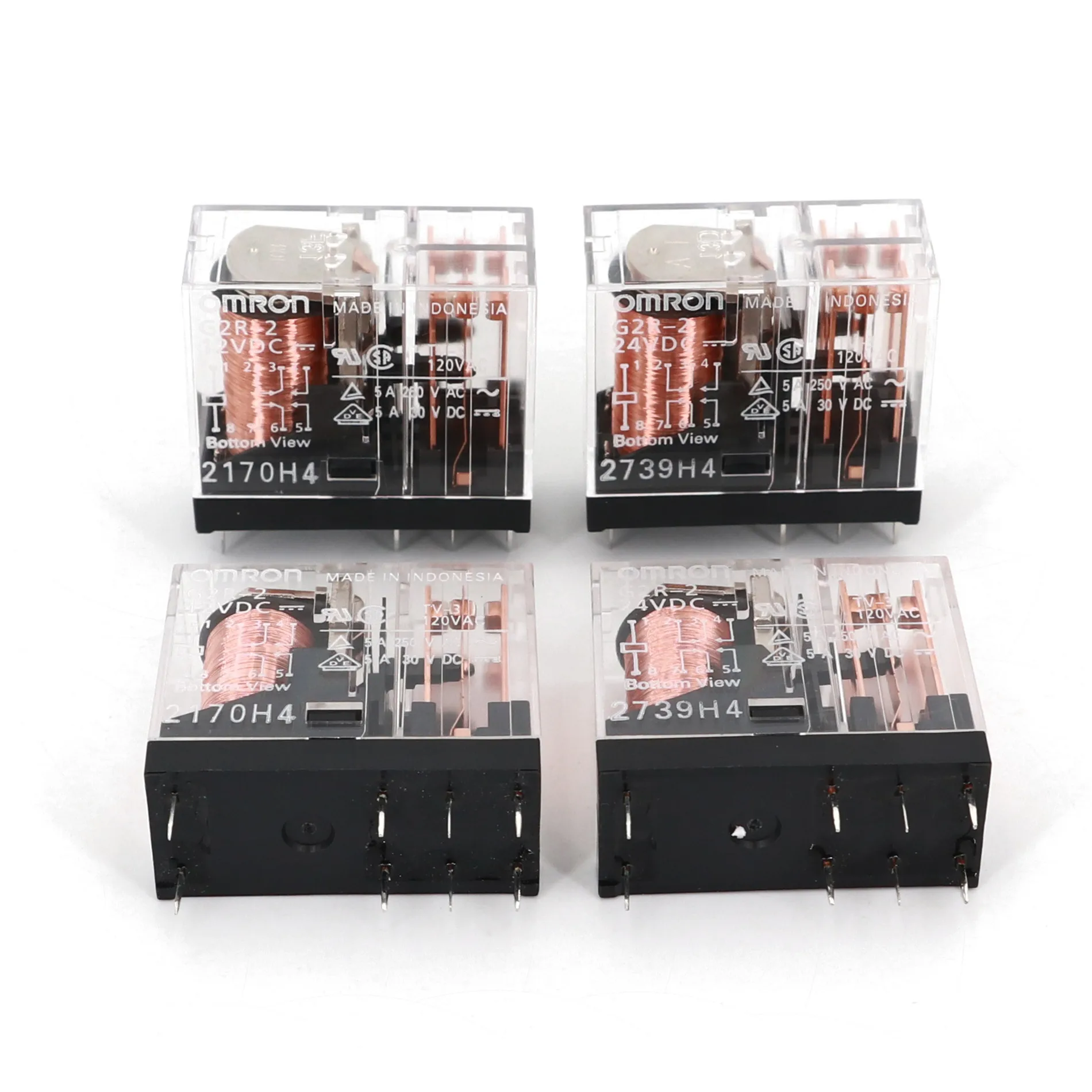 10 шт. Omron G2R 2 DC12V 24V 8Pin печатного монтажа DPDT Мощность реле 5A/250VAC|Реле| |