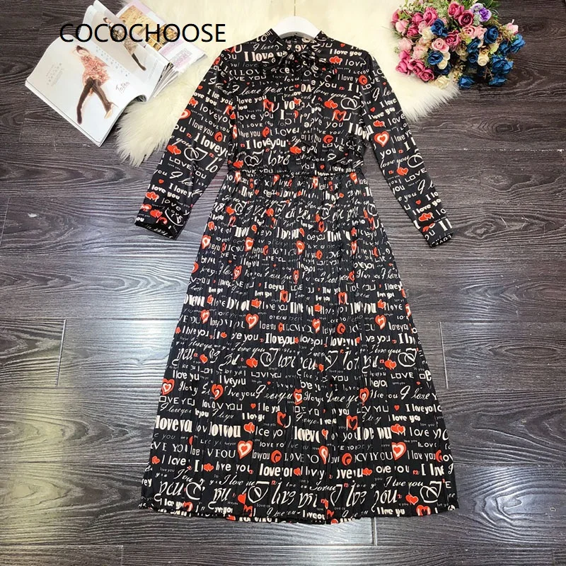 Red Love Letters Print Dresses For Valentine Day 2022 Fashion Women Turn Down Collar Slim Waist Long Sleeve Elegant Dress Black
Red Love Letters Print Dresses For Valentine Day 2022 Fashion Women Turn Down Collar Slim Waist Long Sleeve Elegant Dress Black