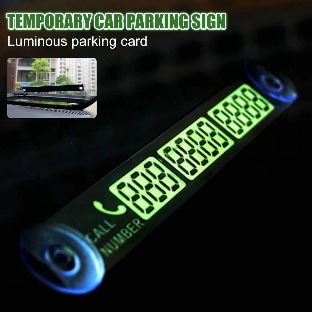 Car Phone Number Card Aluminum Alloy Luminous Temporary Parking Phone Number Plate Suction Cup Park Stop Plate Car-styling
Car Phone Number Card Aluminum Alloy Luminous Temporary Parking Phone Number Plate Suction Cup Park Stop Plate Car-styling