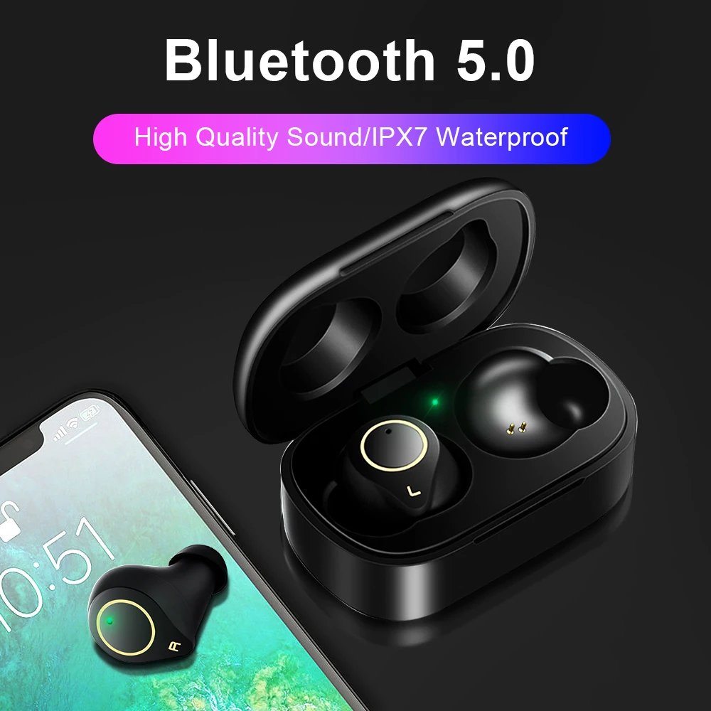 ALWUP Tws беспроводные наушники Bluetooth 5 0 с сенсорным управлением HIFI Aptx стерео