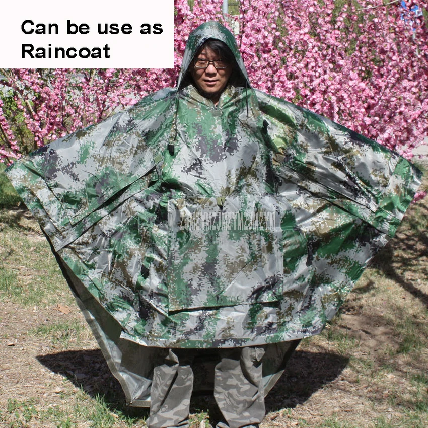 Multifunctional Raincoat Tent Single Adult Camouflage Rain Coat Tent Waterproof For Camping Hiking Outdoor Travel Climbing Tent
Multifunctional Raincoat Tent Single Adult Camouflage Rain Coat Tent Waterproof For Camping Hiking Outdoor Travel Climbing Tent