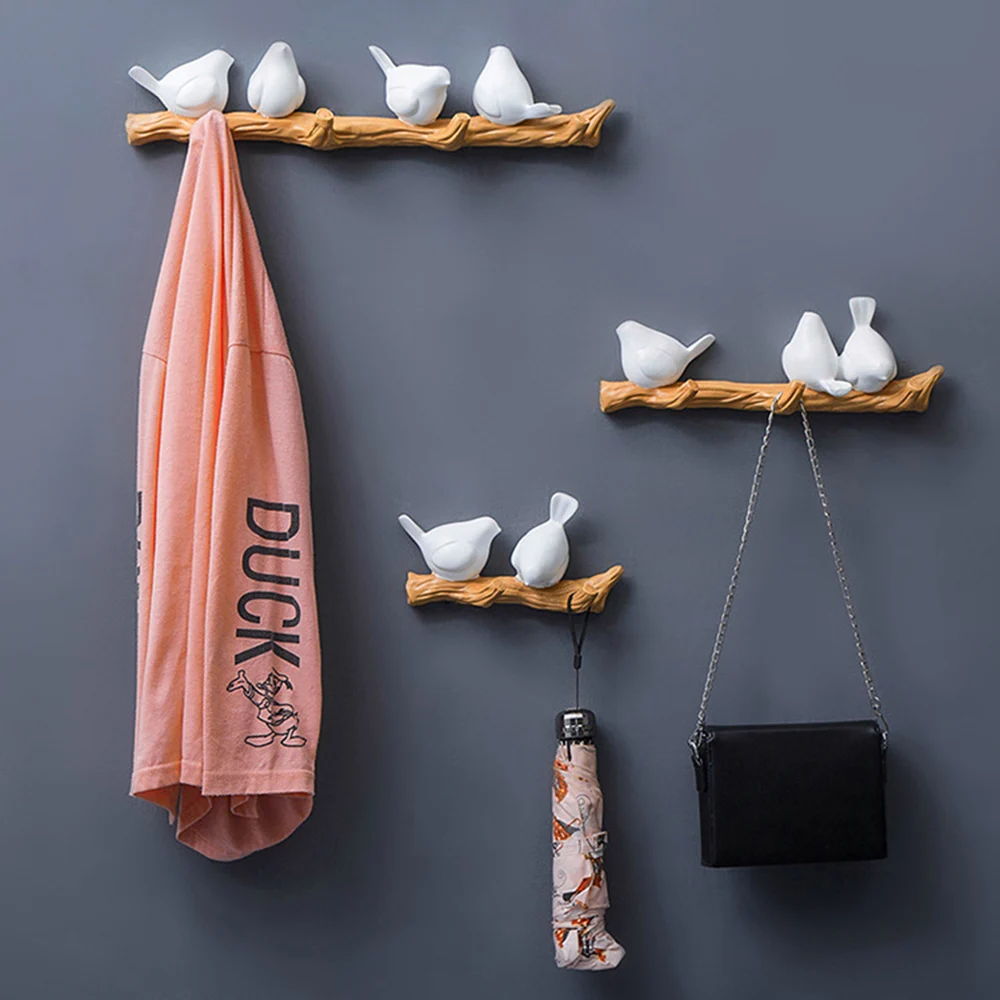 Quality Simple Suspension3D Bird Resin Hook Clothing Store Living Room Creative Nordic Wall DIY Decoration Coat Rack 5 Colors
Quality Simple Suspension3D Bird Resin Hook Clothing Store Living Room Creative Nordic Wall DIY Decoration Coat Rack 5 Colors