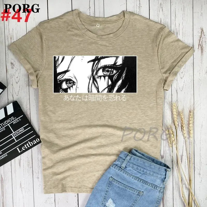 Cool Eyes Girl Print Summer Clothing Tees Tops Graphic Female Ladies Womens Lady T-Shirt Tumblr Japanese Style Clothes
Cool Eyes Girl Print Summer Clothing Tees Tops Graphic Female Ladies Womens Lady T-Shirt Tumblr Japanese Style Clothes