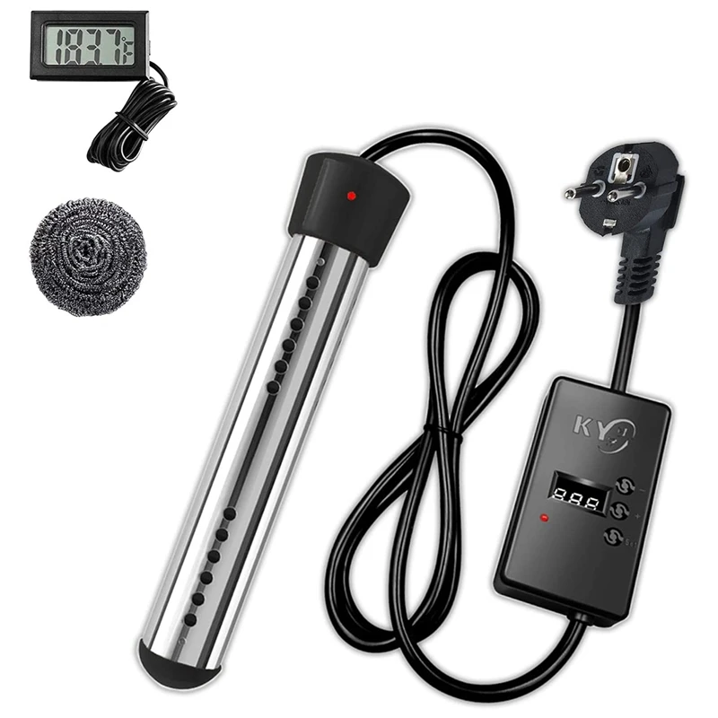2500W Immersion Heater, Pool Heater Automatic Timer, Safe Pool Heating Immersion Heater, Perfect For Home Eu Plug
2500W Immersion Heater, Pool Heater Automatic Timer, Safe Pool Heating Immersion Heater, Perfect For Home Eu Plug